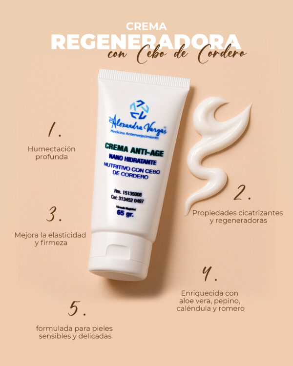 Crema Regeneradora de Cebo de Cordero - Imagen 2