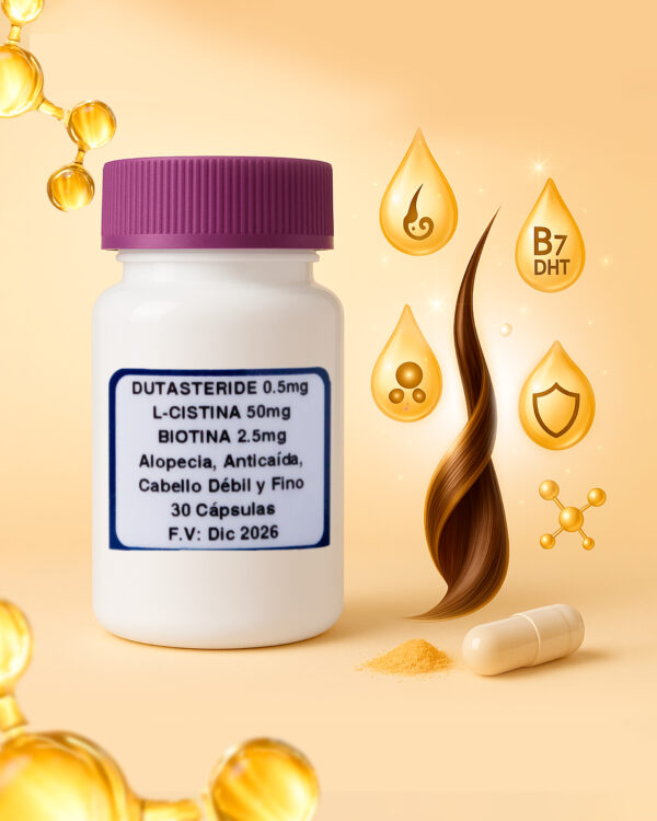 Capsulas Capilares/Alopecia, Anticaída/ Cabello Débil Y Fino