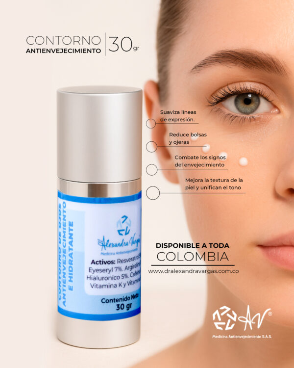 Contorno De Ojos Antienvejecimiento E Hidratante - Imagen 3